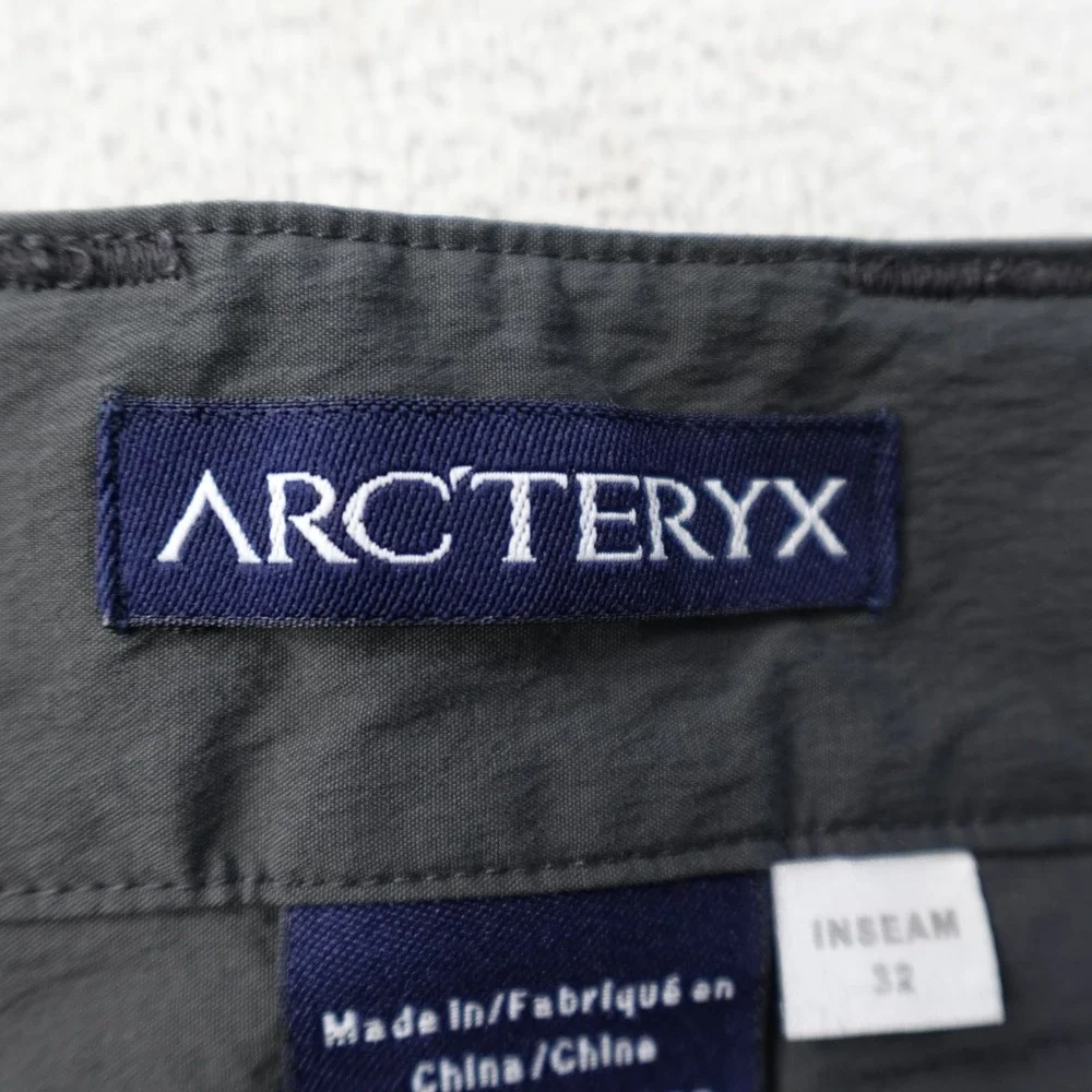 Arc'teryx Rampart Cargo Pants Mens 34x31 Gray Lightweight Hiking Trail Outdoor